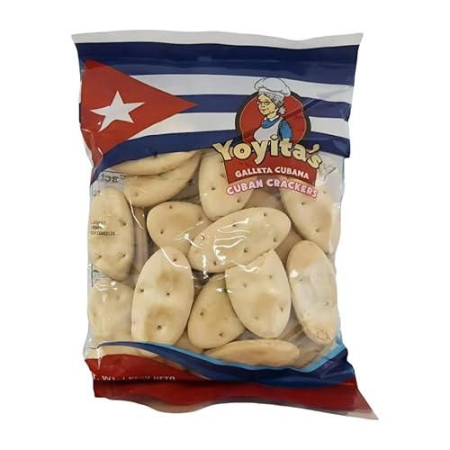 Yoyita's Cuban Crackers, Traditional Soda Crackers, Light and Crispy Texture, 8 oz (227g)