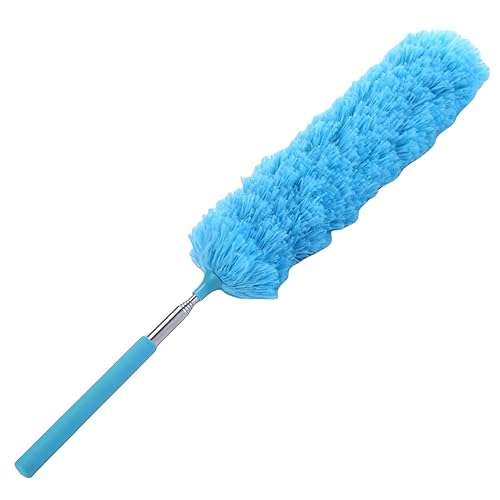Telescopic Duster - Extendable Cobweb Duster | Microfiber Dusters for Cleaning | Microfiber Duster | Dusting Brush with Telescoping Poles Dust Brush
