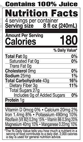 Lakewood Premium Pure Prune (32 Oz, 6 Pack)