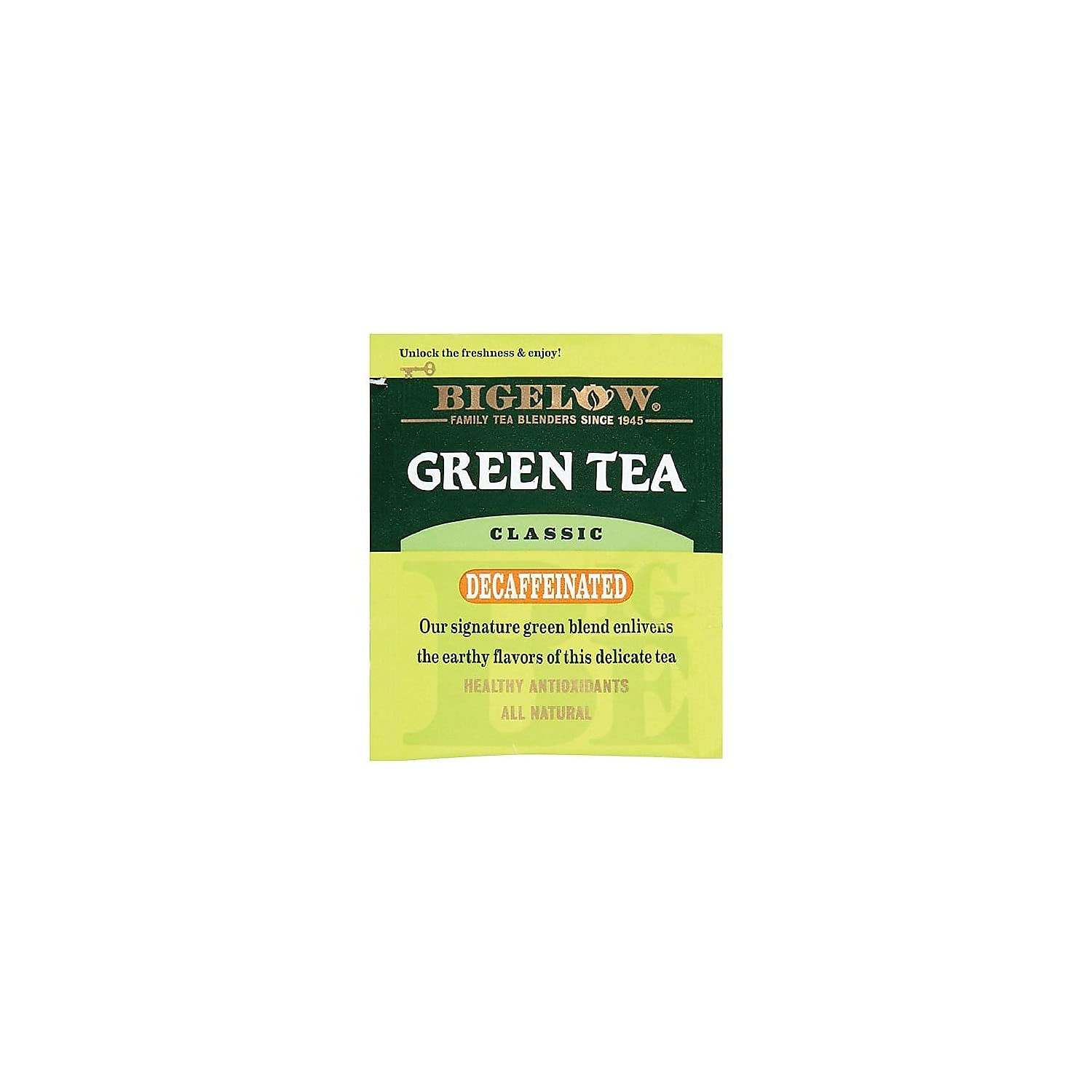 Bigelow Decaffeinated Green Tea 28-Count Box (Pack of 1)