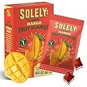 SOLELY - Organic Mango Whole Fruit Gummies (Pack of 1 Box, 5 Bags per Box) - Real Fresh Fruit - Healthy Snacks for Adults & Kids - Non GMO, Vegan