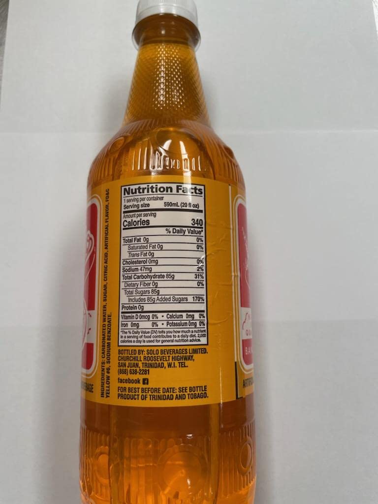 Solo Banana 20 Oz - 6 Pack