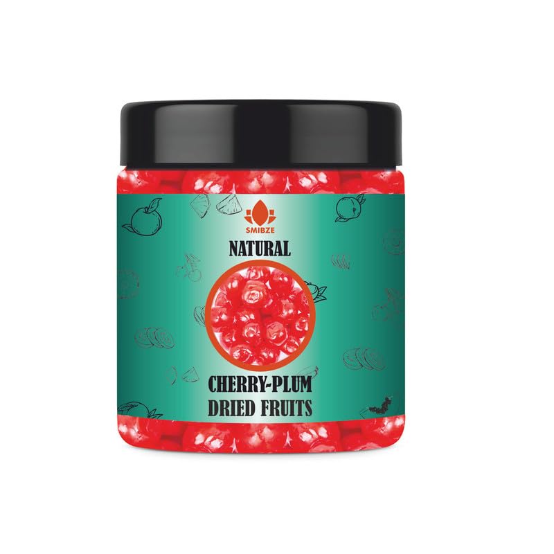 SMIBZE Natural Cherry Plum - Dried Fruits 8 OZ / 227 Gram