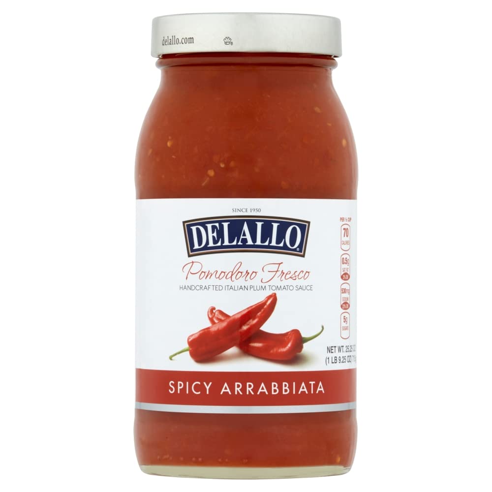 DELALLO Spicy Arrabiatta Sauce, 25.25 OZ