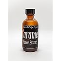 Caramel Flavor Extract Organic 2 oz - Water Soluble, Sugar Free Flavor Drops for Coffee, Tea, Baking, Ice Cream, Candy, Drinks, Natural Food Grade