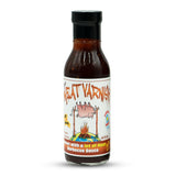 Lem’s Meat Varnish BBQ Sauce - 12 oz Bottle Sweet Hot Barbecue Sauce