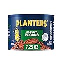 PLANTERS Roasted Pecan Nuts, Baking Nuts, Plant-Based Protein, 7.25 oz Canister