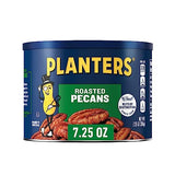 PLANTERS Roasted Pecan Nuts, Baking Nuts, Plant-Based Protein, 7.25 oz Canister