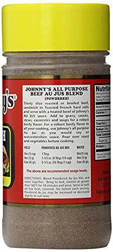 Johnny's French Dip Au Jus Powder, 6 Ounce