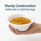 SIT MART Everyday Disposable Foam Bowls 20 oz 25 Count | Strong Leak-Resistant Design | Ideal for Hot or Cold Meals | Perfect for Party, Picnic
