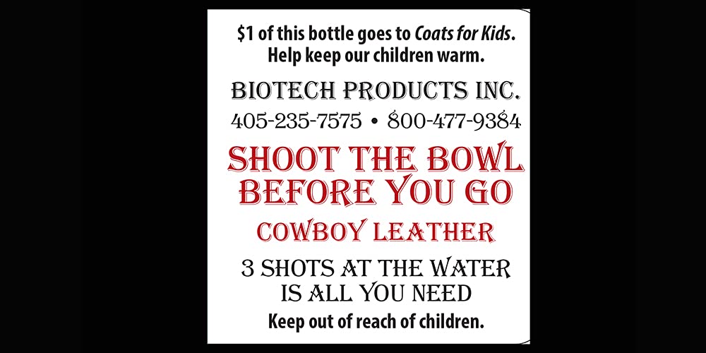 Cowboy Poof Leather Scented Toilet Spray