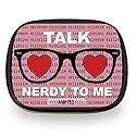 Talk Nerdy To Me Mints - Binary I Love You nerd design mint tin - Novelty candy for nerds - Chocolate breath mints, sugar-free