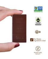 Chuao Chocolatier Triple Nut Temptation Dark Mini Chocolate Bars | Gourmet Pistachios Almonds Hazelnuts No Preservatives | 24 Pack (0.39 oz each)