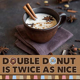 Double Donut Coffee Chai Latte Pods - Spiced & Creamy Chai Tea Latte - Notes of Cinnamon, Cardamom, Cloves & Ginger, Compatible with Keurig Brewers