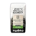 Jim’s Organic Coffee - Colombian - Single Origin, Medium Roast - Whole Bean 12 oz Bag