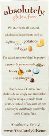 Absolutely Gluten Free Flatbread Everything -- 5.29 oz Pack of 2