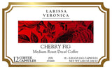 Cherry Fig Medium Roast Decaf Coffee (Single Serve K-Cup Pods) (Gourmet, Naturally Flavored, Whole Coffee Beans) (12 pods, ZIN: 575369)