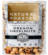 Oregon Farm To Table Hazelnuts from Premium Growers - Dry Roasted - Natural Roasted - Kosher Certified - 1 LB bag