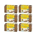 Mestemacher Natural Fitness Bread, 17.6 Oz - High Fiber Whole Grain German Bread, Non-GMO, Healthy Fitness, Ready to Eat, Long Shelf Life (Pack of 6)