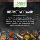 Frontier Co-op Maple Syrup Powder, 1lb Bulk Bag, Pure Maple Sugar, Natural Sweetener, Maple Powder - Perfect Sugar Alternative for Teas, Baking & More