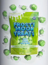 Freeze Dried Candy, Key Lime, Salt Water Taffy, Key Lime Taffy, Large 3oz Bag