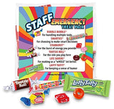 Staff Emergency Treat Pack (Set of 25) Employee Appreciation Goody Bags Gifts