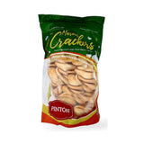 Fresh Wheat Crackers, Round Crunchy Thins, Lightly Salted Baked Snack, Crispy & Ideal for Dips and Charcuterie Boards | PINTON | 7 oz - Pack of 4