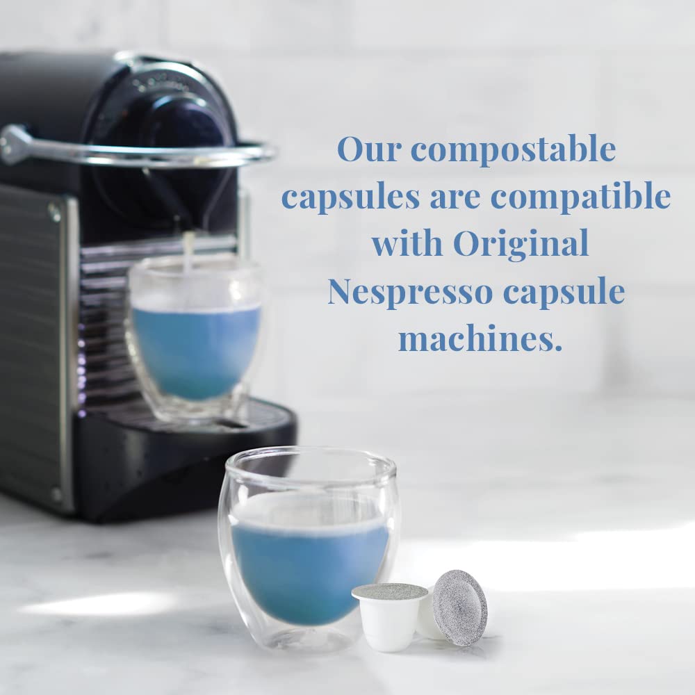 The Republic of Tea - Dream Latte Herbal Tea Latte Capsule-Compatible Recyclable Pods, 50 count, Caffeine Free