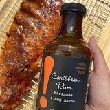 OMG! Delicious Caribbean Rum Marinade & BBQ Sauce | As found in Pike Place Market | Perfect for marinating, glazing or using as a condiment, 19 oz…