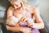 MilkBliss Peanut Butter Chip Soft Baked Lactation Cookies for Breastfeeding, All Natural and GMO Free Lactation Boosting Ingredients! Oats, Flaxseed, Brewers Yeast. 12 Count