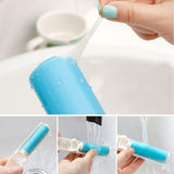 Calsgkspray Blue Lint Roller, Reusable Foldable Portable Sticky Remover for Couch, Clothes Furniture and Carpet, Dog Hair Remover Cat Hair, Animal