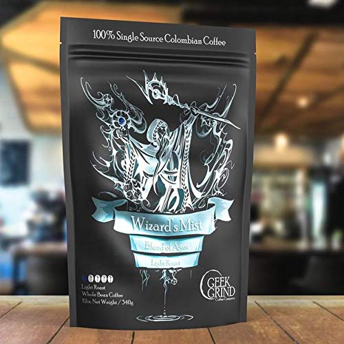Geek Grind Wizard's Mist Roast Whole Bean Coffee - 12oz Bag