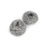 uxcell Steel Wire Kitchen Dish Spiral Scrubbing Cleaning Ball Cleaner Scourer Set Pan Scourer 6pcs Silver Gray