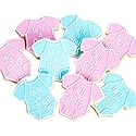 ½ Dz. Gender Reveal Baby Onesie Cookies Personalized, Gender Reveal, Shower Party Favors