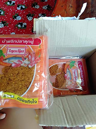 Thai Derm Brand, Thai Chili Catfish Flake(Pla-Duk-Fu Chili Flake) 22g X 6 Packs