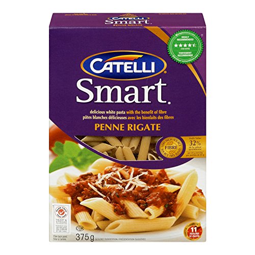 Catelli Smart Penne Rigate Pasta, 375g/13.2 oz., (Imported from Canada)