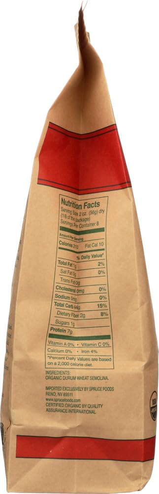 Montebello Organic Pasta, Strozzapreti, 16-Ounce Bag (Pack of 5) by Montebello