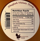 Turkeywoods Farm Shagbark Hickory Syrup, 8 Fl Oz (Pack of 1)