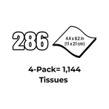 Kimtech Kimwipes no-lint Tissue, Pack of 4, KW01x4 (C)