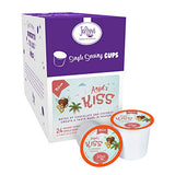 Joffrey's Coffee - Angel's Kiss, Flavored Coffee, Artisan Medium Roast, Arabica Coffee Beans, Chocolate & Coconut Cream Flavor, K-Cup 2.0 Compatible