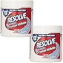 Resolve Oxi Action Crystal Whites In-Wash Laundary Stain Removal Powder 27 Oz, Pack of 2, (Total 54 Oz)
