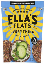 Ella's Flats Everything Seed Crackers, 4.8 OZ