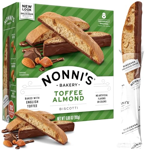 Nonni's, Toffee Almond Biscotti, 6.88 Ounce