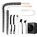 8 Pack Multi-Purpose Washing Machine and Flexible Dryer Vent Cleaning Kit - Dryer Lint Cleaner - Grout, Crevice & Lint Trap Cleaning Tools - Long
