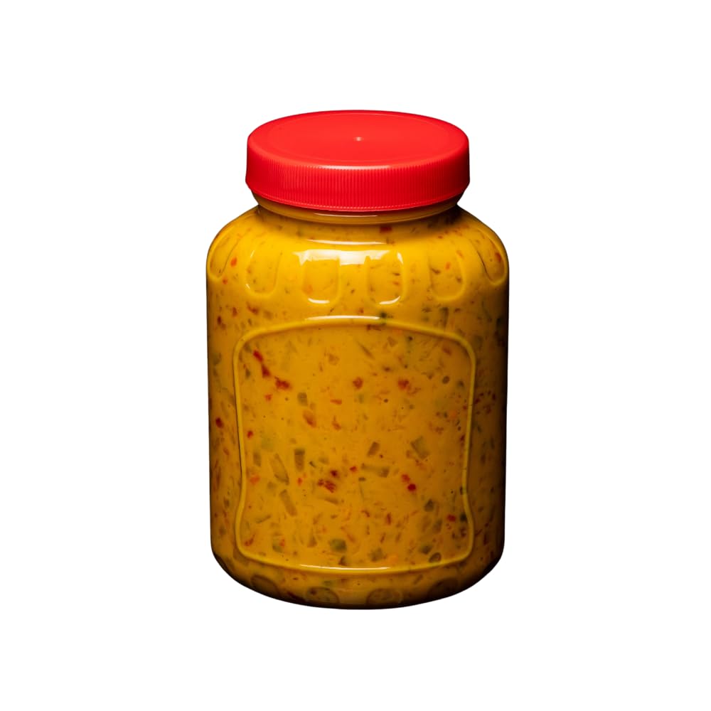 Buffalo's Own Weber's Brand Hot Texan Sandwich Sauce - Spicy Mustard Relish Fusion | Vegan, Gluten-Free, 16oz