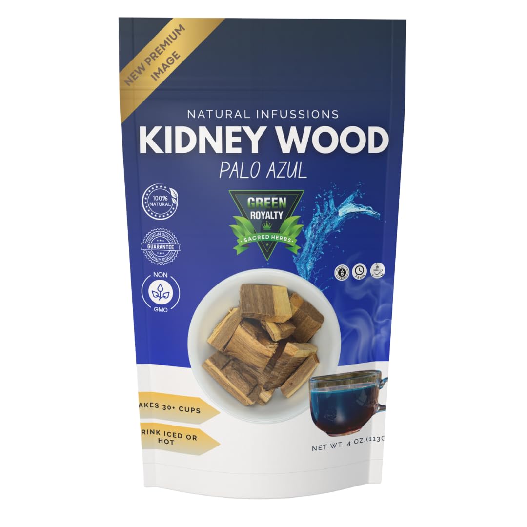 Palo Azul 4oz (141.g) Herbal Tea | Kidneywood (Blue Stick) Te Herbal | Makes 30+ Cups | Wildcrafted Kidney Wood Tea | All Natural Tea, non-GMO.