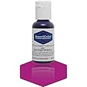 AmeriColor, Electric Purple, 0.75 Ounce Bottle, Soft Gel Paste Food Color
