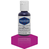 AmeriColor, Electric Purple, 0.75 Ounce Bottle, Soft Gel Paste Food Color