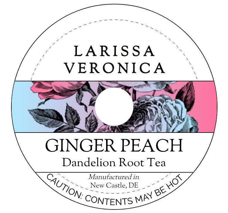 Ginger Peach Dandelion Root Tea (Single Serve K-Cup Pods) (12 pods, ZIN: 572819) - 2 Pack