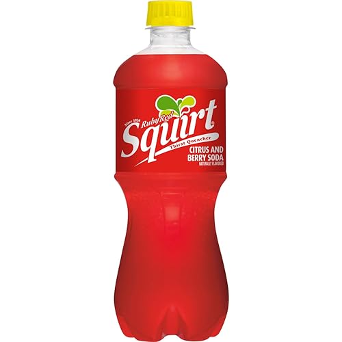 7 UP Squirt Ruby Red Soft Drink, 20-Ounce (Pack of 24)